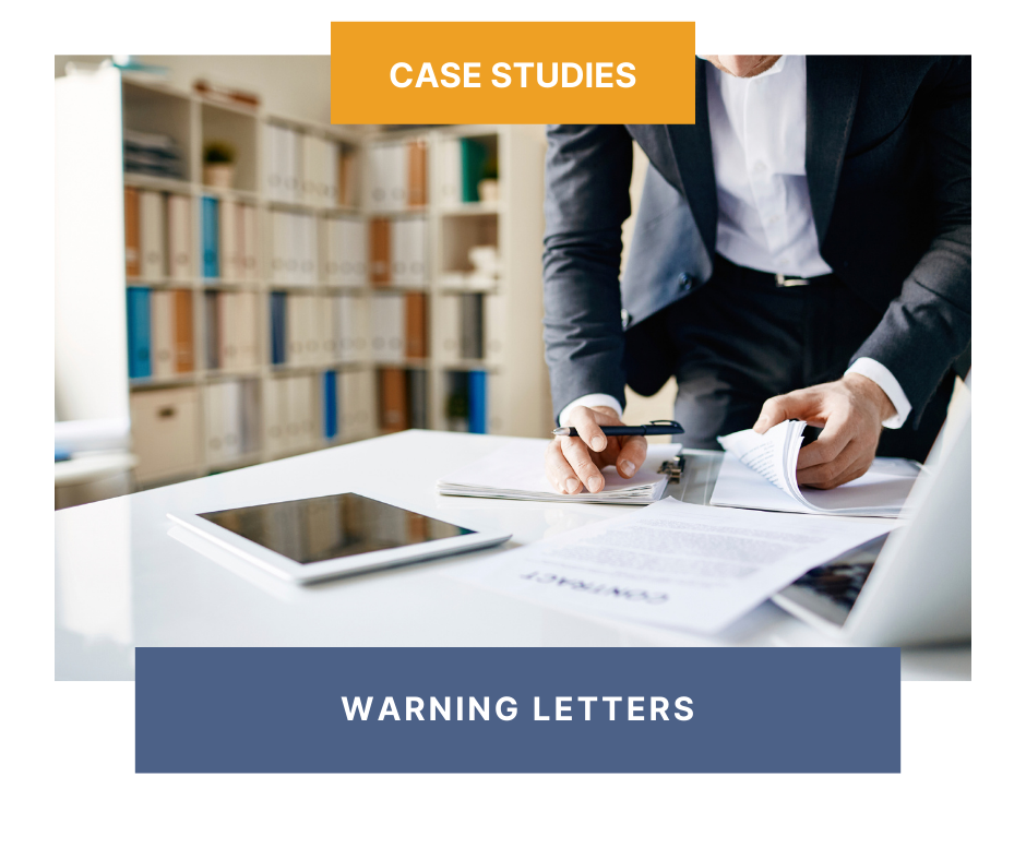 Case Study: Warning Letter